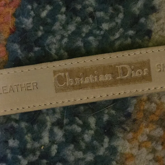 Christian Dior Vintage Leather Belt Size.small. Tam Brown  display picture 2